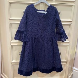Gap Kids navy blue party dress size M